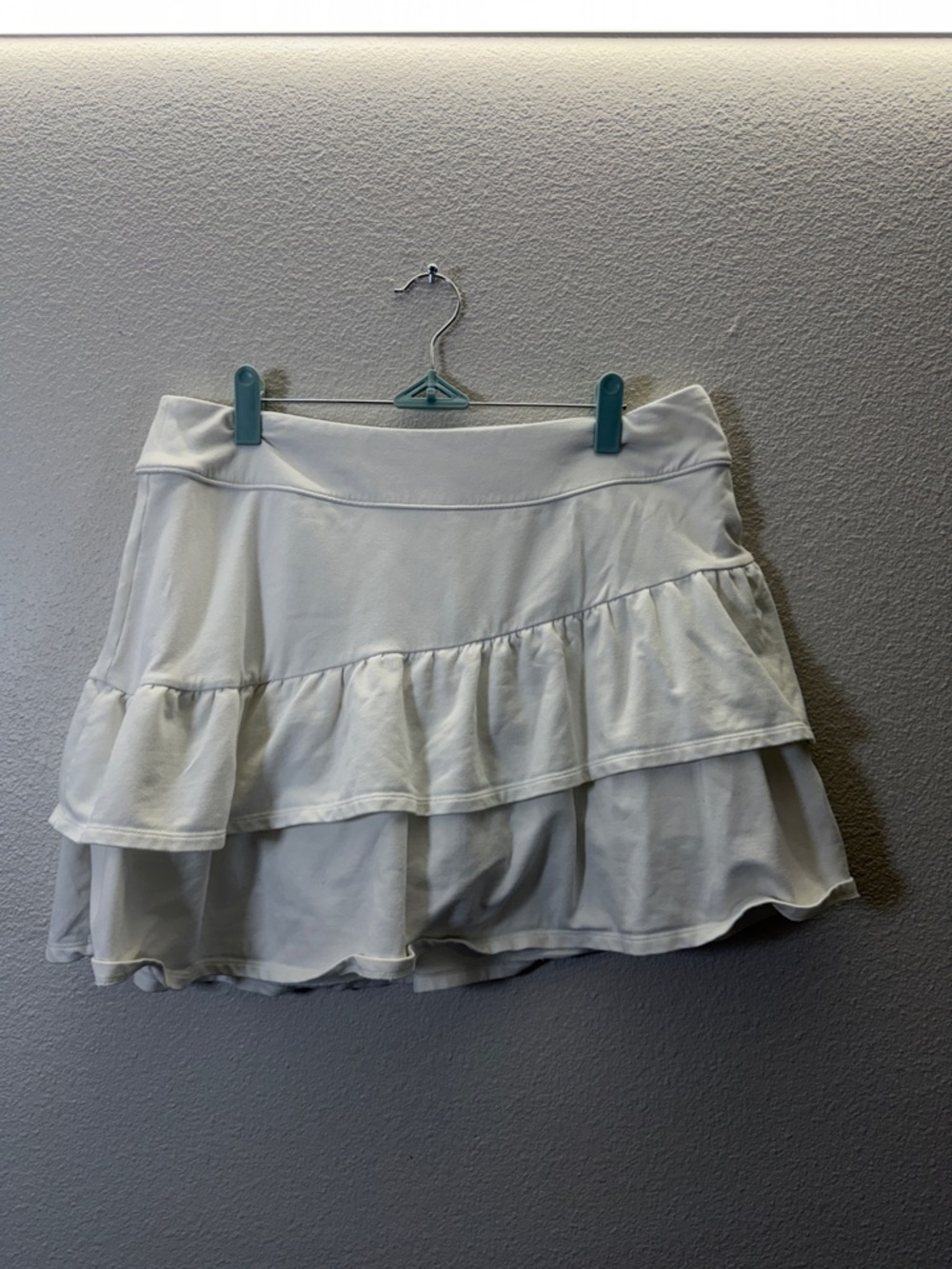 Women’s White Ruffle Tiered Skirt